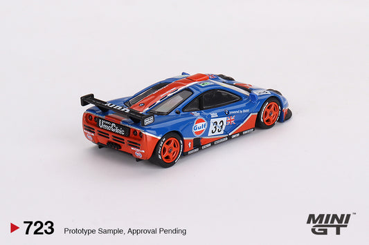Mini GT 1:64 McLaren F1 FTR #33 1996 Le Mans 24hr GULF