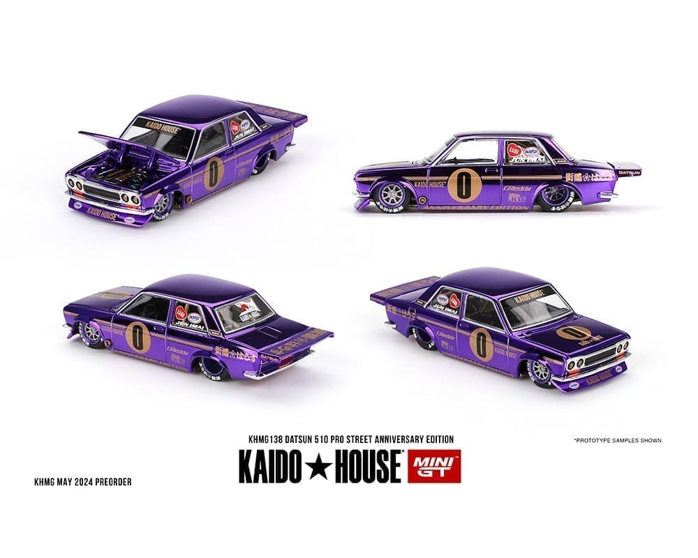Mini GT x Kaido House 1:64 DatsuN 510 Pro Street Anniversary Edition