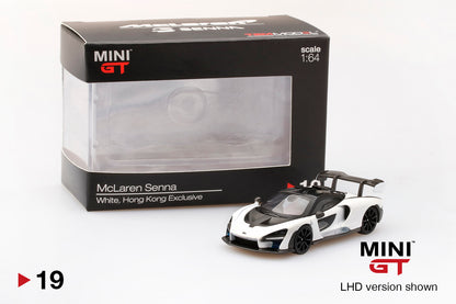 Mini GT 1:64 McLaren Senna White #19