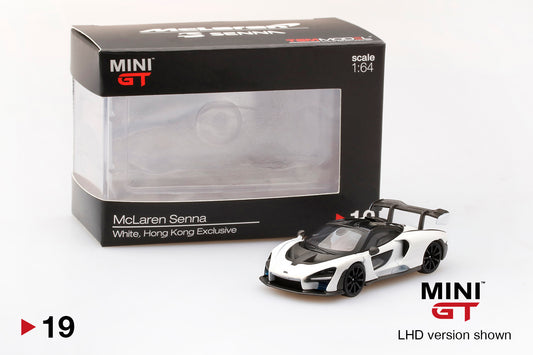 Mini GT 1:64 McLaren Senna White #19