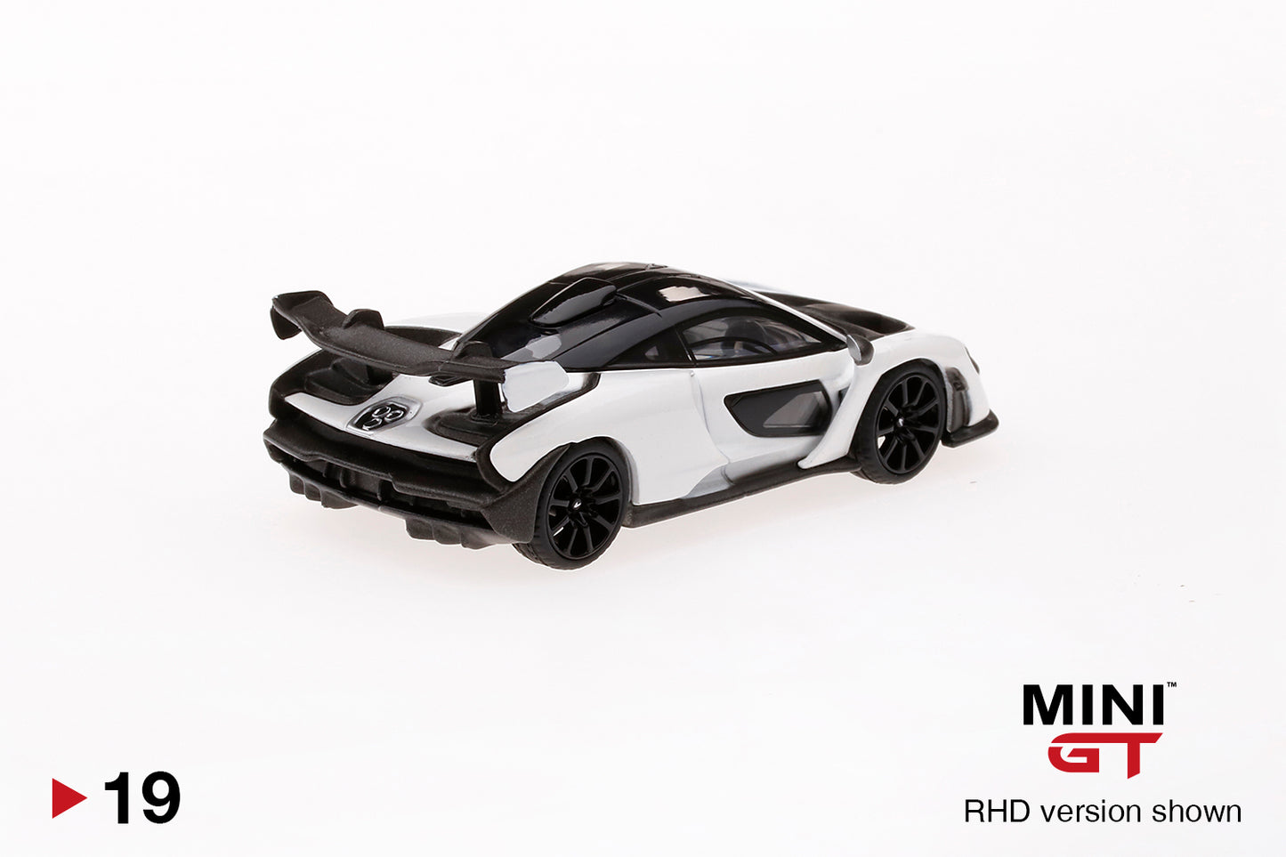Mini GT 1:64 McLaren Senna White #19