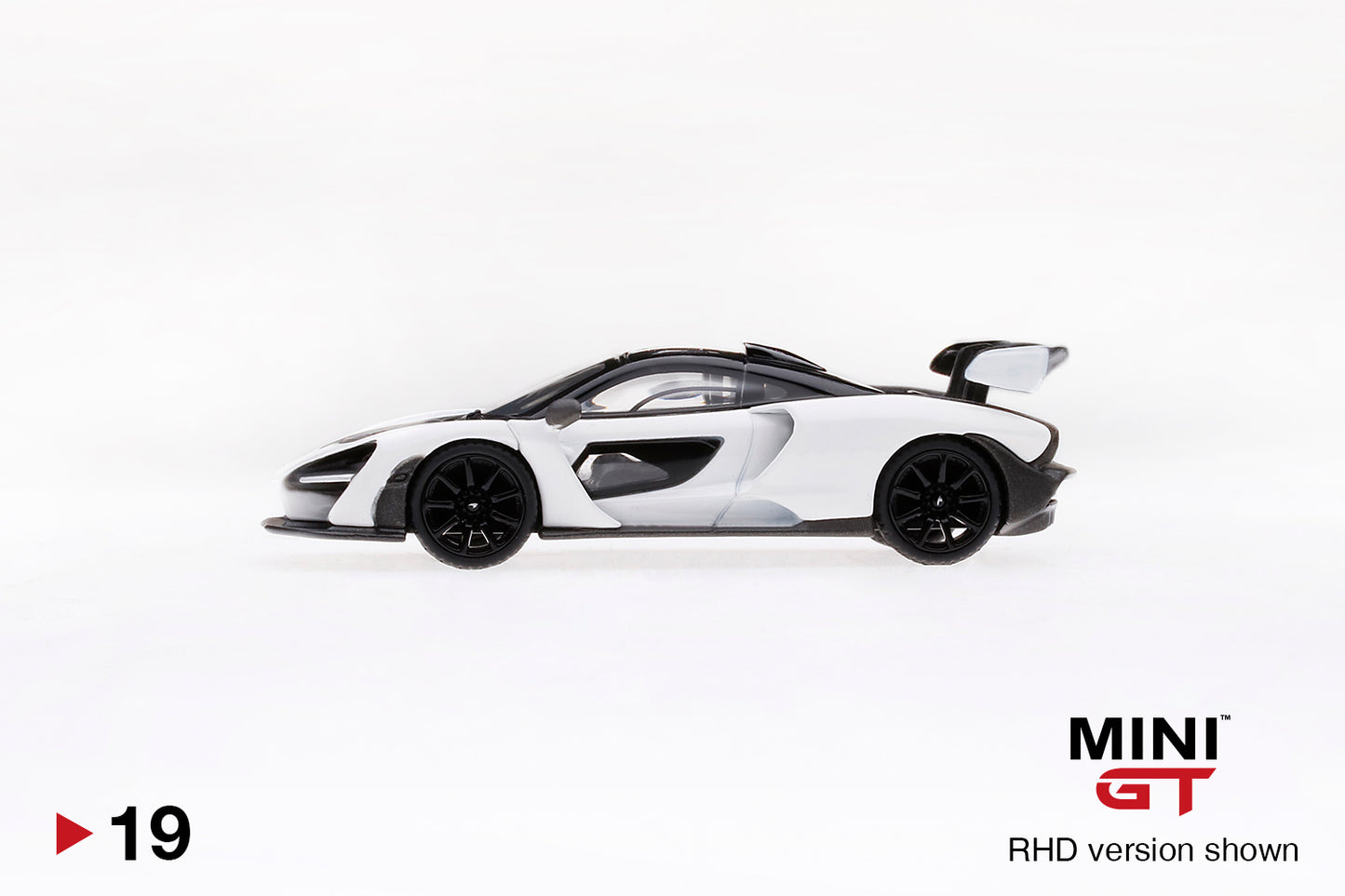 Mini GT 1:64 McLaren Senna White #19