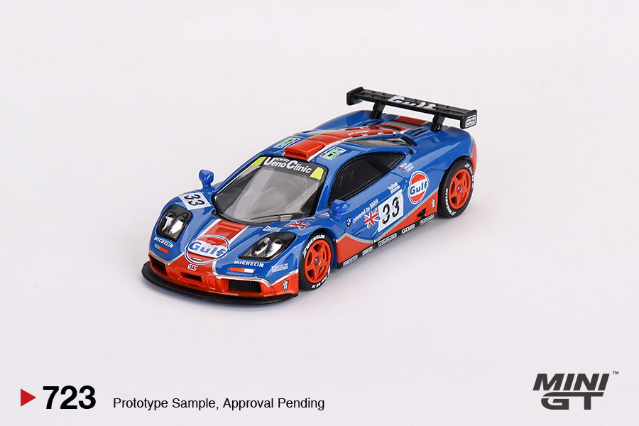 Mini GT 1:64 McLaren F1 FTR #33 1996 Le Mans 24hr GULF