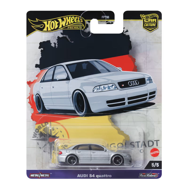 Hot Wheels Premium 1:64 Car Culture Audi S4 Quattro