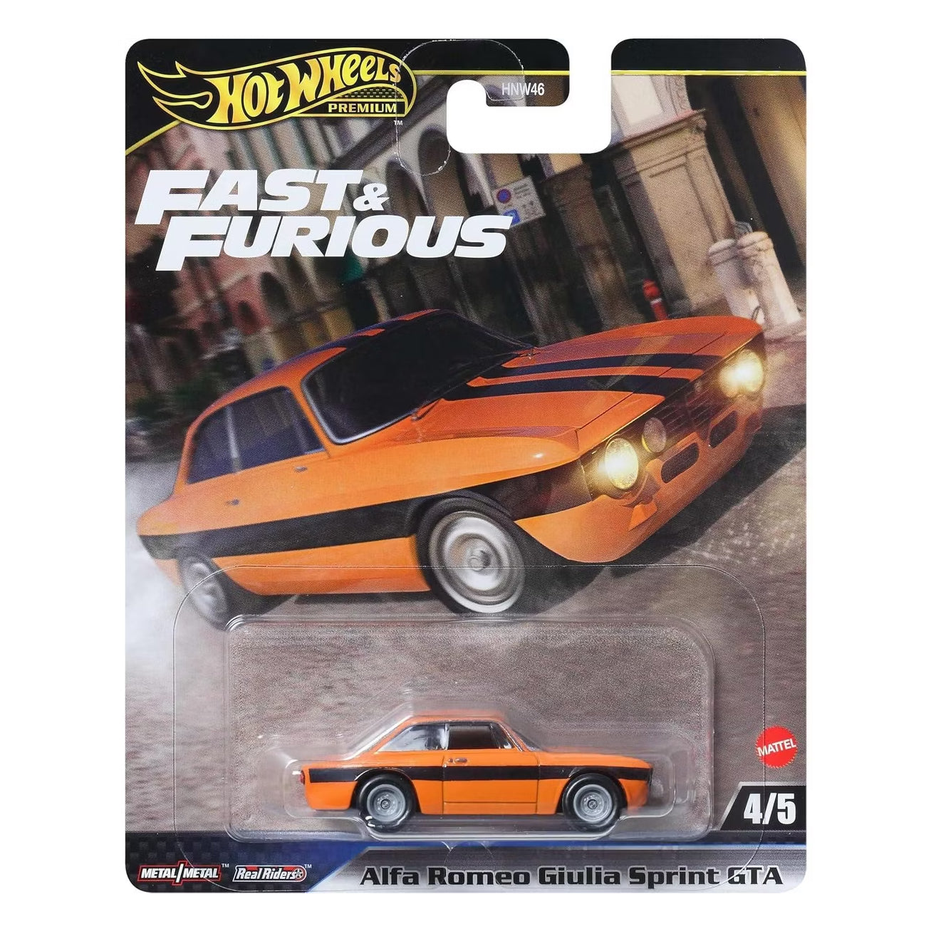 Hot Wheels Premium 1:64 Fast and Furious Alfa Romeo Giulia Sprint GTA