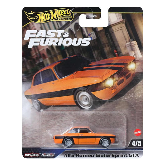 Hot Wheels Premium 1:64 Fast and Furious Alfa Romeo Giulia Sprint GTA