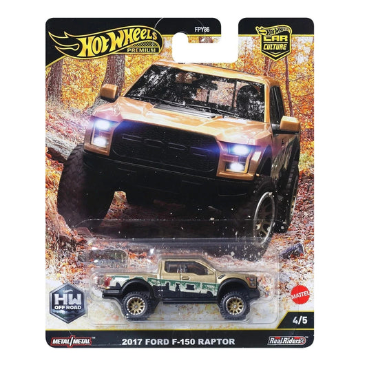 Hot Wheels Premium 1:64 Car Culture 2017 Ford F-150 Raptor
