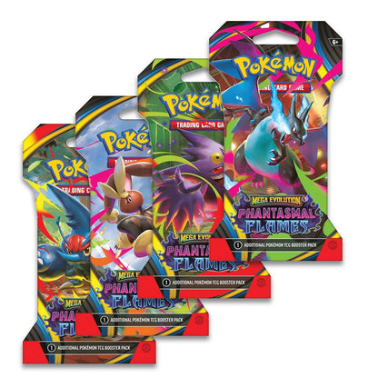 Pokemon TCG Mega Evolution Sleeved Booster Pack (10 Cards)