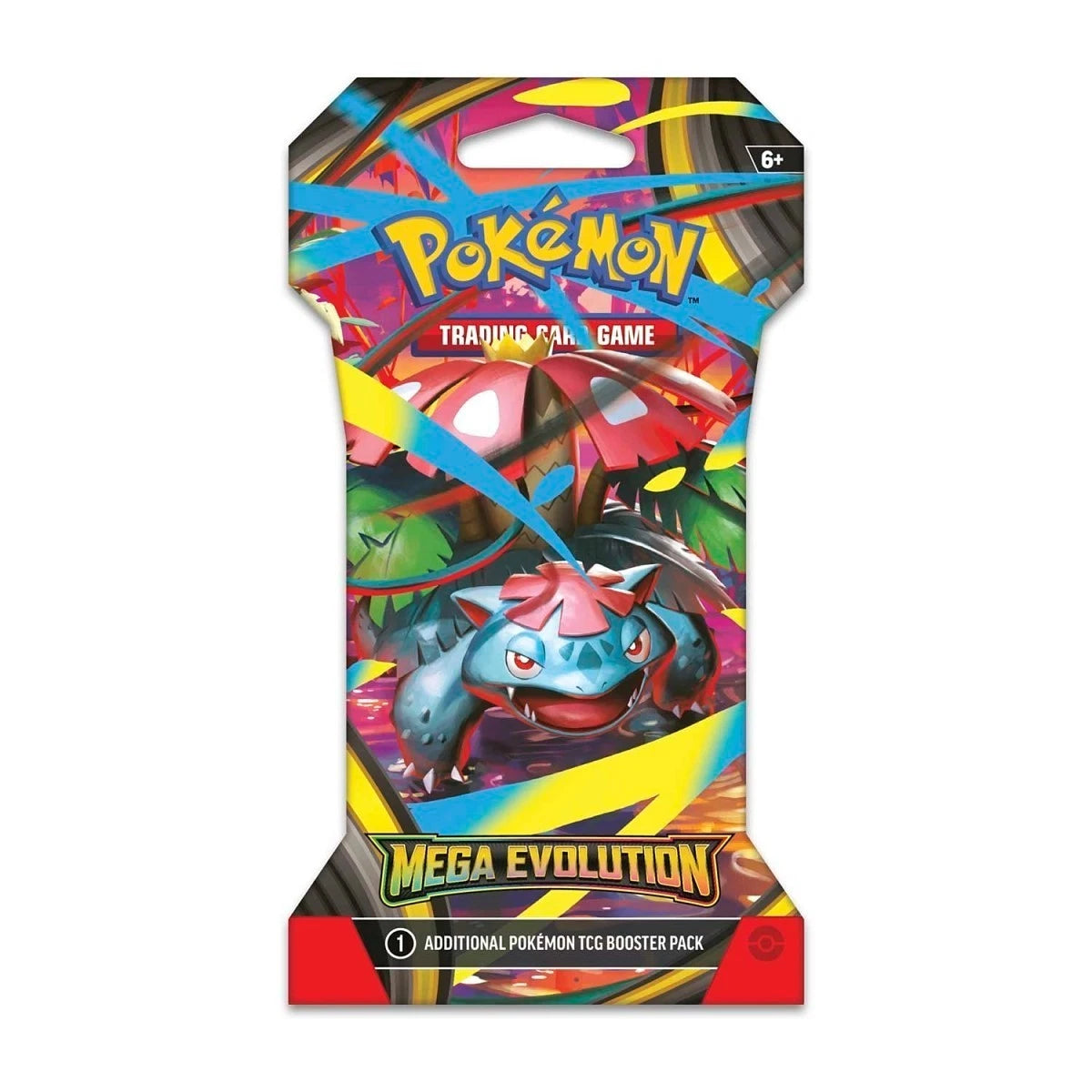 Pokemon TCG Mega Evolution Sleeved Booster Pack (10 Cards)